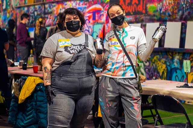 Studio W.I.P. - Uptown Chicago: Spray Paint & Sip Urban Art Workshop - Photo 1 of 3